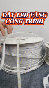 20MDây đèn led 2835 siêu sáng 2 hàng led loại 1 sử dụng công trình chống nước đèn led hắt trầntrang trí decor phòng
