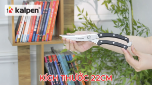 Kéo cắt gà lười théo không gỉ cao cấp dài 24.5cm Kalpen KN5 hàng chính hãng - Bảo hành 24 tháng