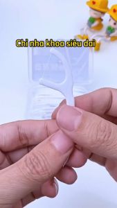 Tăm Chỉ Nha Khoa (Gói 100 Chiếc) Loại An Toàn Cho Sức Khoẻ Giúp Ngăn Ngừa Mảng Bám Hôi Miệng Và Sâu Răng