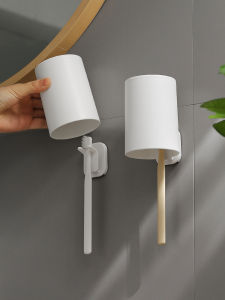 Giá Để Chổi Đánh Răng Gắn Tường Không Cần Đục Lỗ Giá Để Cốc Đánh Răng Giá Để Đồ Vệ Sinh Cá Nhân Thiết Kế Đơn Giản Phù Hợp Cho Phòng Tắm Giá Để Đồ Dùng Vệ Sinh Cá Nhân