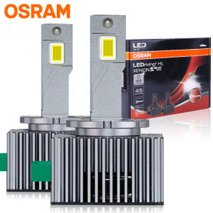Osram | OSRAM D3S LED 45W D1S LED Headlights Bulbs Canbus 9570 CSP 6000K Diodes Auto Car Lamp 1:1 Xenon HID LED Light High Low Beam 12V