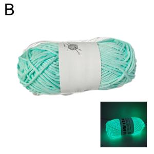 Glow in The Dark Yarn for DIY Arts Glow in The Dark Yarn for Crochet Luminous Yarn for Knitting Crocheting Knitting Crafts