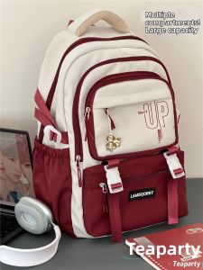 Retro Student Travel Backpack Large Capacity