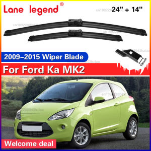 2PCS Front Wiper Blades For Ford Ka MK2 2009 - 2015 Windshield Brush Cutter Windscreen Car Accessories 2010 2011 2012 2013 2014