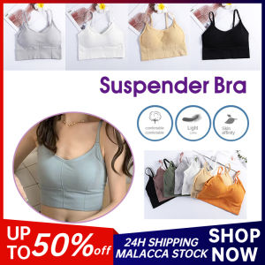 Women Seamless Bra Cotton Sport Bra Push Up Breathable Non-Wired Underwear One Size Padded Bra for Yoga Running Sports Gathered Vest