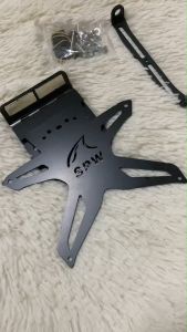 ท้ายสั้นเเม่เหล็ก พับได้ SPW(บางรุ่นต้องแปลงรูยึด)MSLAZ/R15/NINJA/Z250/250SL/300/400/650/CB/CBRเก่า 150-500CC(0124)