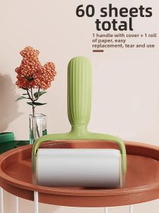 Strong Hair Removal Roller Sticky Brush Clothing Dust Roller Tearable Sticky Roller Brush for Clothes Hair Removal Tool