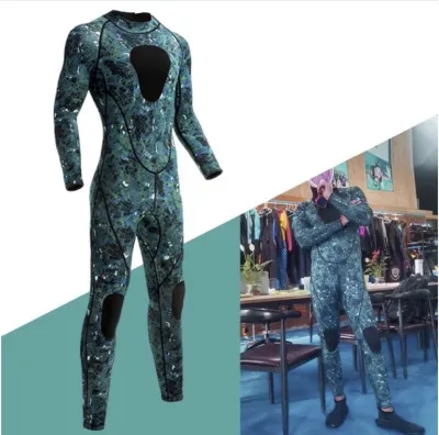 MY02 Wetsuit pria 3mm camoflauge neoprene for diving