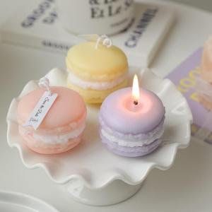 [SG READY STOCK]Sweet and Cute Macarons Scented Candles Simple Ins Fragrance Candles Gift Boxes Handmade Home Decorations Macaron Scented Candle - Lazada