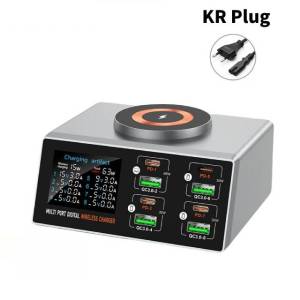 iLEPO | 140W Smart Quick Charger 8-Port USB Charging Station for Multiple Android Phones Fast Travel Home Office Party Hotel Restaurant