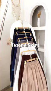 Rok Wanita Termurah Naomi Skirt Bahan Katun Rayon ( Furing ) Mix Renda Rok Remaja Casual Modern Modis Skirt