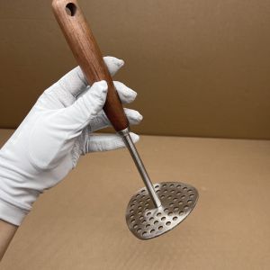 304 stainless steel mashed potato press household purple sweet potato press baby food press tool