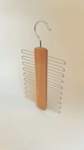 BUSH Closet Hanging Rack Cabinet Storage Holder Ties Holder Scarf Belt Organizer Ties Hanger
