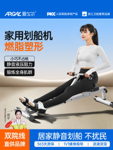 Foldable Indoor Small Silent Hydraulic Resistance Home Use Rowing Machine Oxygen Fitness Equipment Argal A-H001 Metal Construction