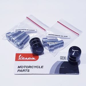 BAUT SPION VESPA MATIC/BAUT TUTUP LUBANG SPION VARIASI MOTOR ALL NEW MOTOR VESPA SPRINT PRIMAVERA/I GET/I GET ABS/VESPA GTS 150 IGET