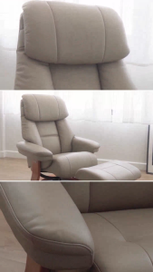 ZedereAlfredoOfficeเก้าอี้สำนักงานหนังแท้ ปรับระดับได้ นั่งสบาย