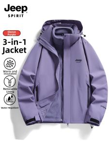 JEEP SPIRIT(吉普) | Waterproof Windproof 3-in-1 Outdoor Jacket