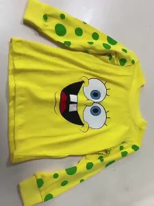 การ์ตูนเด็กเด็กวัยหัดเดิน Super Mario ชุดนอนผ้าฝ้ายชุดนอนชุดนอนเข้าชุด