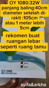 KIPAS GANTUNG OUYASHI 32W OY 1080