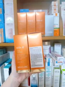 Serum Vitamin C Dưỡng Sáng Da Mờ Thâm Maxclinic Vita-10 Vital Ampoule 100ml