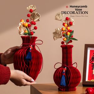 AIXIAOXIQING | Chinese New Year Floral Decorative Figurine