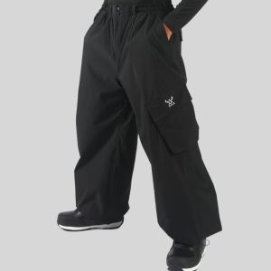 Quần Trượt Tuyết Siêu Rộng Nam Phong Cách Hip Hop Chống Gió Thoáng Khí Có Túi Lớn Quần Thể Thao Ngoài Trời Mùa Đông