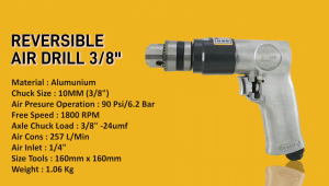Reversible Air Drill 10mm High Quality Original ToolsOne