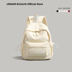 URCDN RDALVO | Minimalist Solid Color 2026 New Model Large Capacity Student Light Travel Book Bag