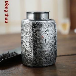 BANXILONG | Hộp Đựng Trà Sắt Nhỏ Cổ Điển Handmade