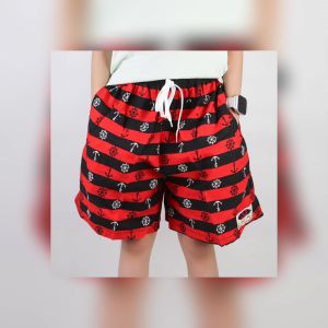 กางเกงขาสั้นเจเจ ลายสมอ 2 แถบสี ถูกส่งไว วัยรุ่นฮิต Made in Thailand