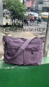 OMIPABAGS  Pioma Hana New Tas Selempang Bahu Wanita Handbag 2in1 Tas Besar Nylon Waterproof