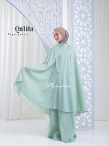 Mukena Travel Parasut Korea QALIFA 3IN1 Jumbo