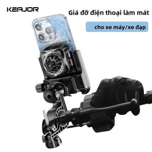 Giá Đỡ Điện Thoại Làm Mát Xe Máy 360 °   Giá Đỡ Điều Hướng Chống Sốc Xoay Giá Đỡ Điện Thoại Di Động Đa Năng Để Đi Xe Đạp