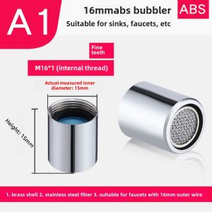 Copper Kitchen Cook Basin Tap Bubbler Wash Faucet Water Outlet Splash-Proof Filter Tip Mesh Inner Core