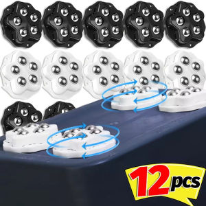 ล้อเฟอร์นิเจอร์360ขนาดเล็กอเนกประสงค์12ชิ้นมีกาวในตัวมีบันไดจักรยานเฟอร์นิเจอร์ปิดเสียงเหนียว