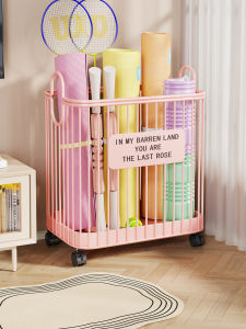 QINQI | Mobile Storage Fitness Equipment Basket