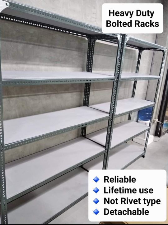 Heavy Duty Bolt Type Storage Rack (Various Sizes) | Lazada PH