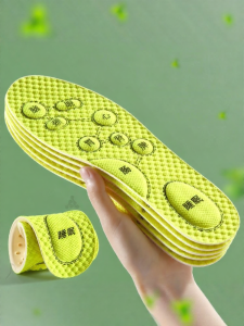LINGMIAO | Massage and Reflexology Insoles Moisture-Wicking and Odor-Control