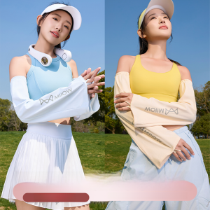 MiiOW | แขนกันแดดผ้าไหมน้ำแข็ง MiiOW สำหรับผู้หญิง แขนกันแดดแบบบางหลวมๆ ป้องกันรังสียูวี ใส่ขี่จักรยาน ขับรถ ฤดูร้อน 2025