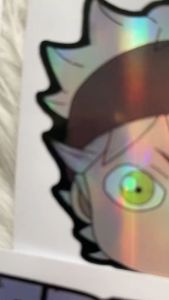 Stiker Hologram one piece ukuran 8 cm