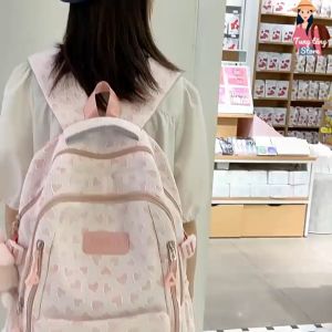 Cặp nữ đi học đi làm đi chơi xinh xắn thời trang ulzzang hàn quốc chất liệu mềm mại có nhiều ngăn chống nước TTS43