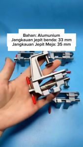 Klem Meja Mini Catok Meja Bench Vise Clamp Ragum Kecil Penjepit Kayu