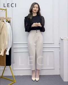 Quần Công Sở Nữ Hai Cúc Cạp Liền Sang Chảnh Cao Cấp-DTS-mã 457