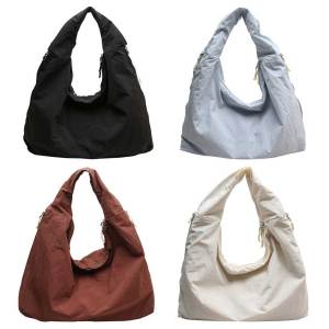 MOJOYCE Stylish Women Canvas Shoulder Bag with Multiple Compartments for Work Shopping and Daily Activities