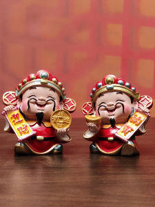 Zhaocai Buddha Figure Ornaments Wealth Attraction Business Opening Office Decoration Small Wealth Deity Buddha Image