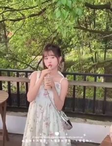 ชุดเดรสลายดอกไม้วินเทจ สไตล์หวาน เหมาะสถวิ่ง การออกเดท การท่องเที่ยว การถ่ายภาพ