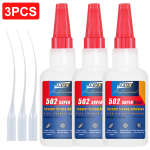 0.7oz 10 PCs 502 Super plastic glue Professional Adhesive Transparent Cyanoacrylate Glue Quick Drying Odorless Glue Lasting Strong Adhesion Liquid Insta Glue Tool Includes 20 g Precision Dispenser