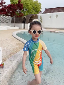 CMALL ชุดว่ายน้ำวันพีซเด็กน่ารักๆ สีสันสดใส ใส่ได้ทั้งชายและหญิง รุ่น 0759