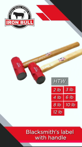IRON BULL 3LB Blacksmith Hammer Sledge Hammer Sledgehammer Stoning Hammer Hand Tools Hardware Penukul Batu Konkrit 锤子