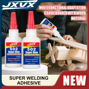 Professional Extra Strong Super Glue 502 Fast Instant Adhesive Cyanoacrylate Hardware for Metal Glass Wood Plastic Transparent Glue Strong Liquid Glue Tool 502 Super Glue